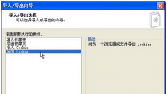 雨林木风XP系统如何导出Cookie信息