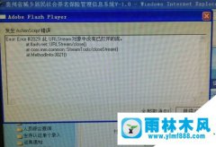 雨林木风win10电脑出现错误ActionScript的解决方法