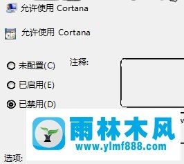 雨林木风win10小娜界面的广告怎么去掉?雨林木风win10禁用小娜推广广告的方法