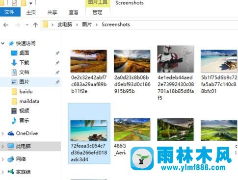 雨林木风win10电脑文件反选快捷键是什么？