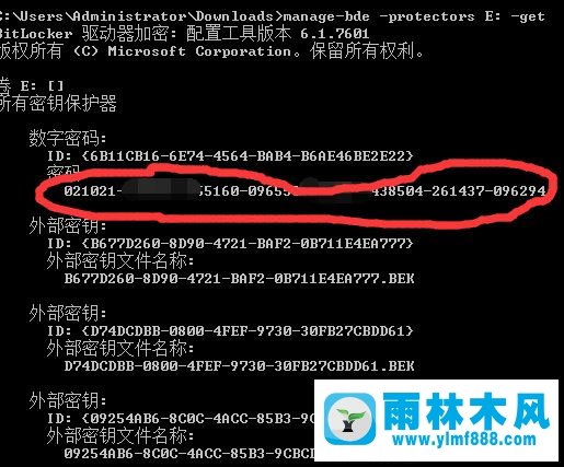 雨林木风win10系统Bitlocker解密后无法访问磁盘 参数错误怎么办?